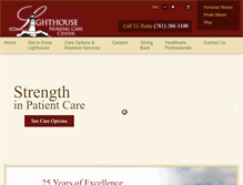 Tablet Screenshot of lighthousenursing.org